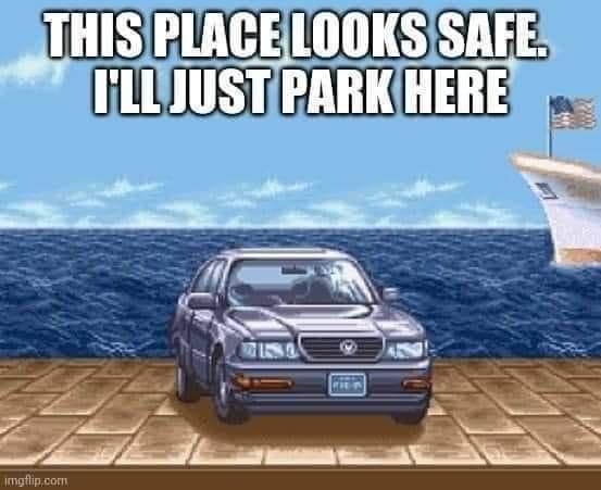 street fighter 2 - This Place Looks Safe. I'Ll Just Park Here