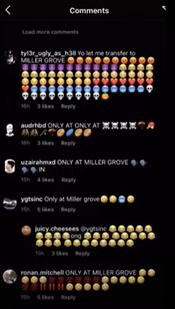only at miller grove high school meme explained - screenshot - r Load more tyl3r_ugly_as_h3|| Yo let me transfer to Miller Grove cece 16h 3 audrhbd Only At Only Atxa 16h 3 uzalrahmxd Only At Miller Grove 9 In 15h 4 ygtsinc Only at Miller groved 15h 6 juic
