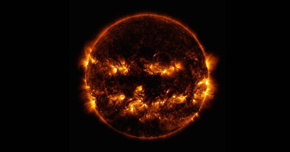 scary pictures- jack o lantern sun