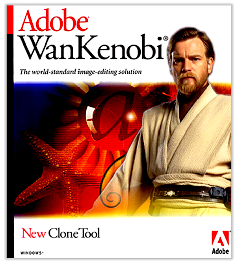 adobe wan kenobi - Adobe WanKenobi The worldstandard imageediting solution u New Clone Tool 141 Adobe Windows