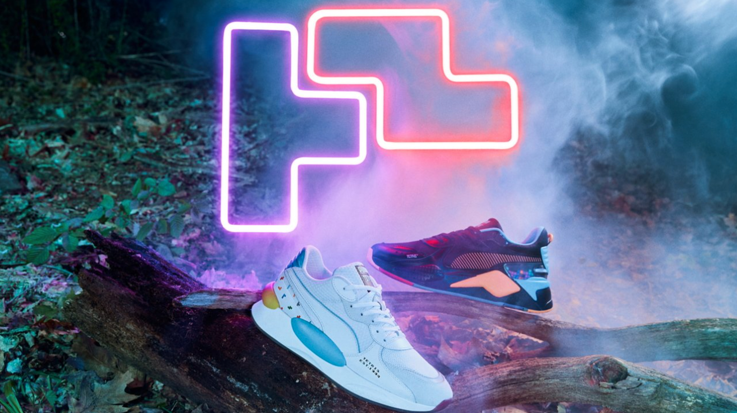 dumb video game brand collaborations - tetris puma shoe