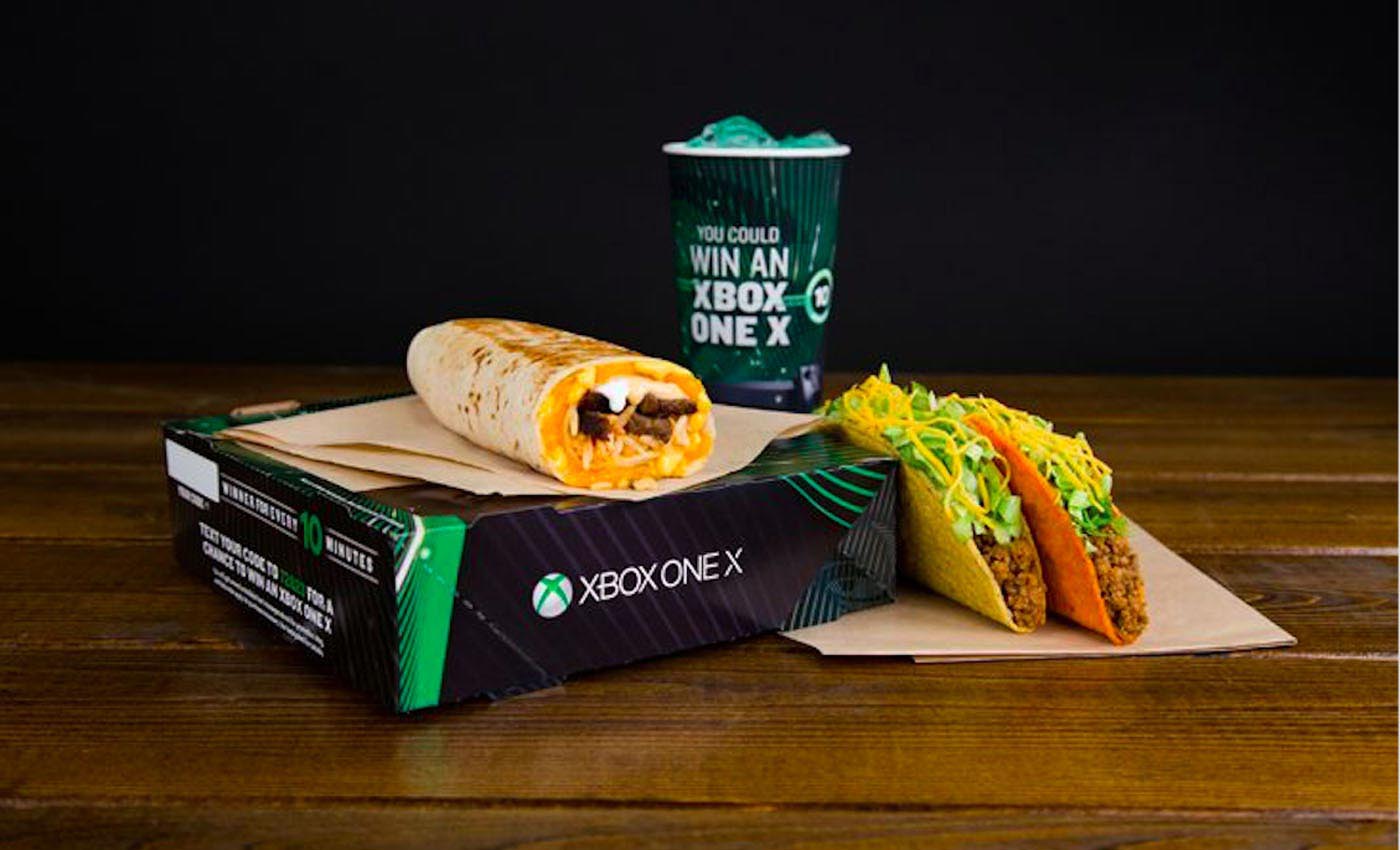 dumb video game brand collaborations - taco bell xbox