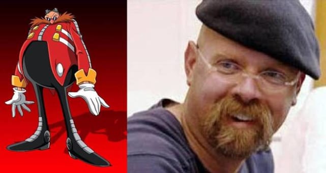 funny video game doppelgangers - dr. eggman from sonic the hedgehog jamie hyneman from mythbusters