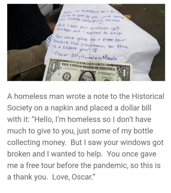 funny memes and pics - [no title] - Hello, in homeless so I den much to give te you, just some my bottle colleding Viney But I saw your windows got broken and I wanted to help me a free tour before the pandemic, so this is a thank youlo Oscar eMy Homeless