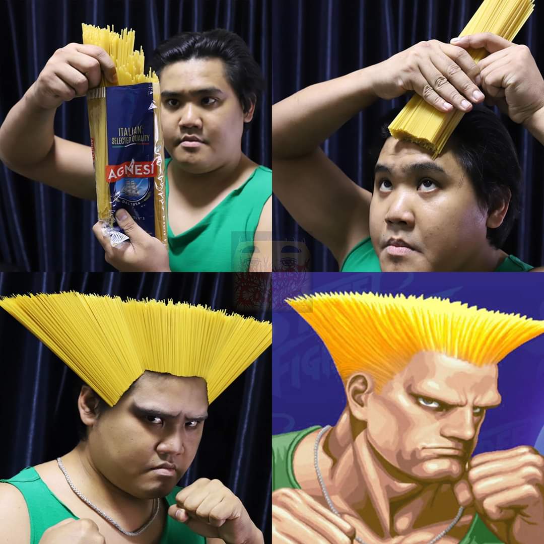 funny video game memes - guile cosplay street fighter