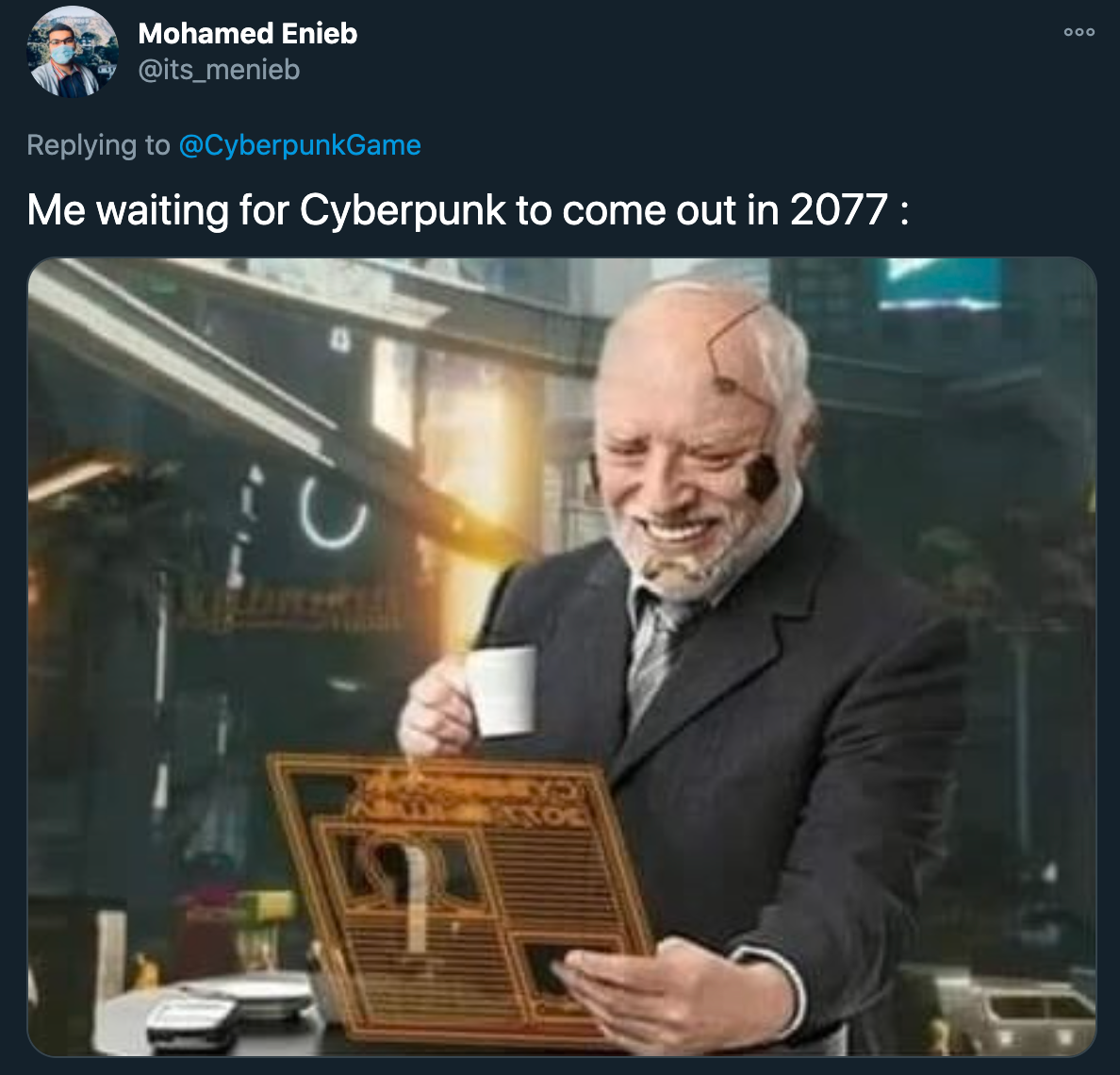 cyberpunk 2077 delay - Me waiting for Cyberpunk to come out in 2077