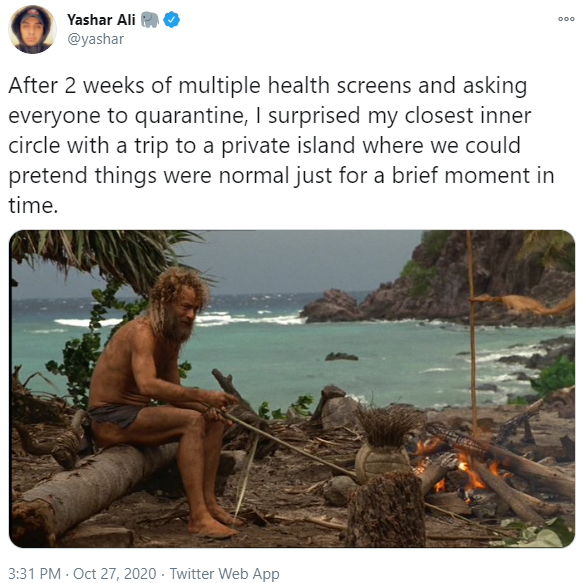 Kim Kardashian Gets Meme'd on for Bragging about Private Island Party during Pandemic 
