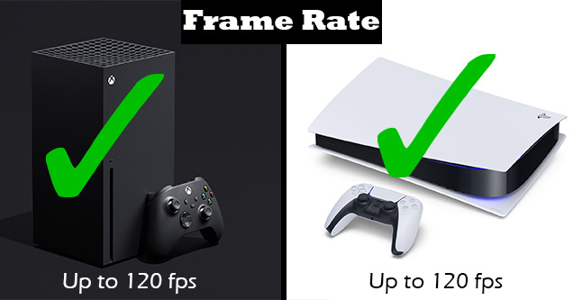 price playstation 5 - Frame Rate Up to 120 fps Up to 120 fps