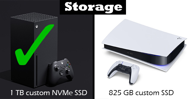 price of the playstation 5 - Storage 1 Tb custom NVMe Ssd 825 Gb custom Ssd