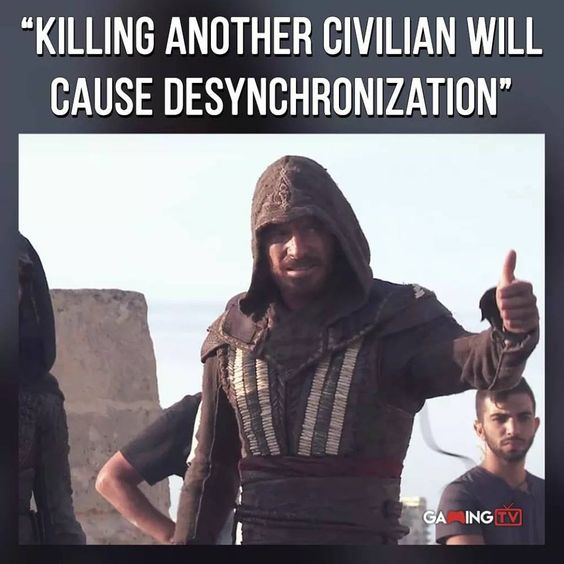 desynchronized meme - "Killing Another Civilian Will Cause Desynchronization" Awa Er Ga Ing Tv