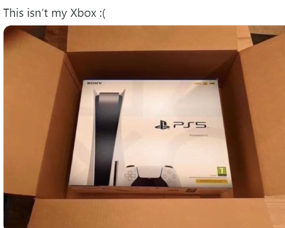 xbox series x release delayed ebay amazon twitter - playstation 4 - This isn't my Xbox Sony Bpss