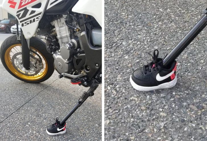 shoe motorcycle kickstand - Isms Be