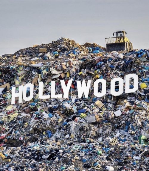 random pics and memes - textile waste - Hollywood