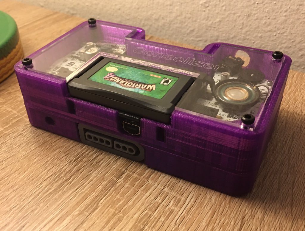retro video game console mods -- Game Boy Advance Consolizer