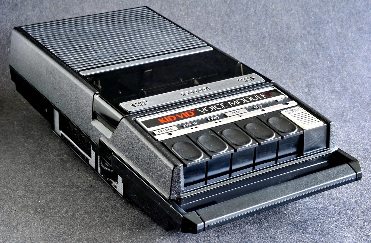 retro video game technology 1980s - Coleco Kid Vid Voice Module