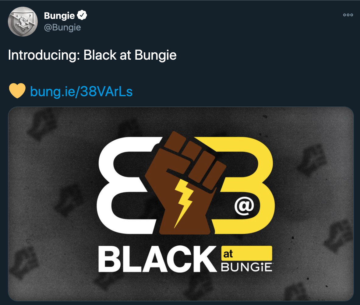 bungie video games -- introducing: black at bungie