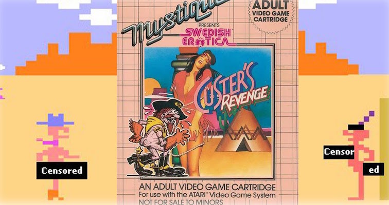 funny adult only video games -- Custer’s Revenge