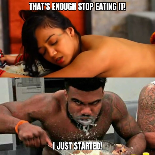 zeke elliott thanksgiving meme - That'S Enough Stop Eating It! I Just Started!