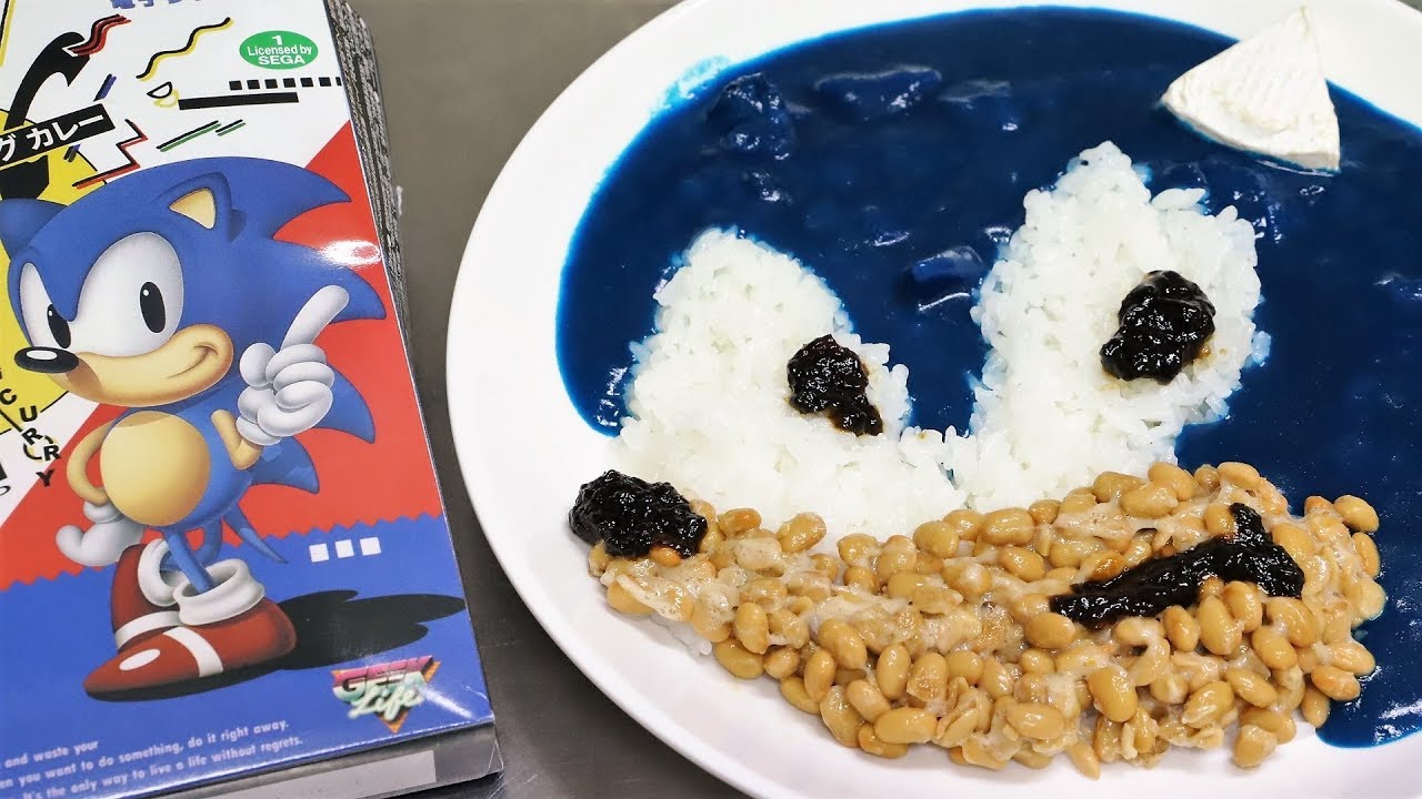 funny video game promotional items - Sonic the Hedgehog Curry