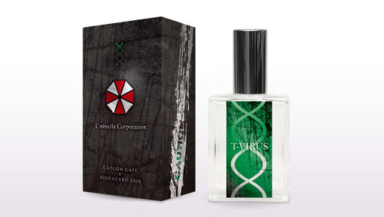 funny video game promotional items - Resident Evil Cologne