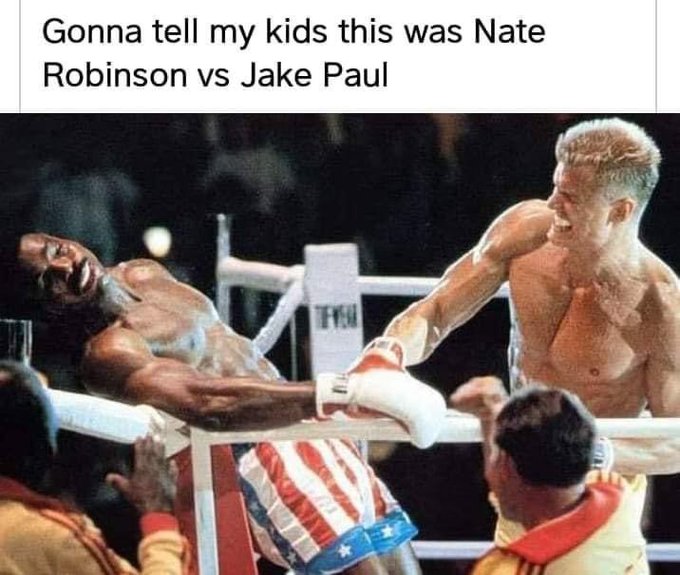 Nate Robinson KO memes - Gonna tell my kids this was Nate Robinson vs Jake Paul