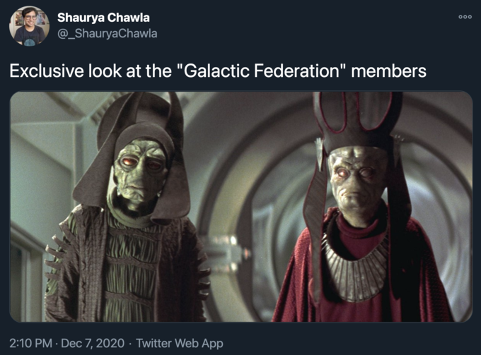 nut gunray - 000 Shaurya Chawla Exclusive look at the "Galactic Federation" members Twitter Web App