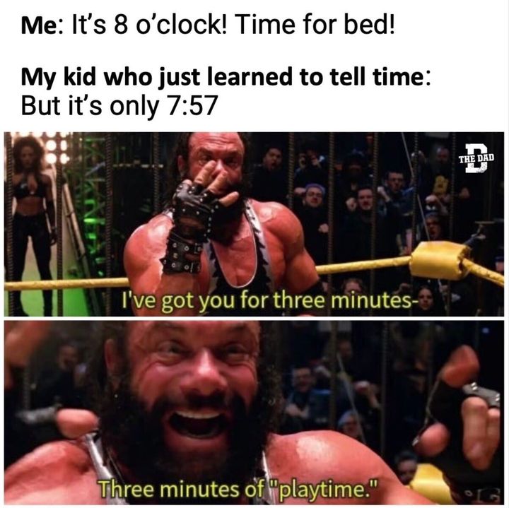 randy savage spiderman - Me It's 8 o'clock! Time for bed! My kid who just learned to tell time But it's only n The Dad Van I've got you for three minutes Three minutes of "playtime."