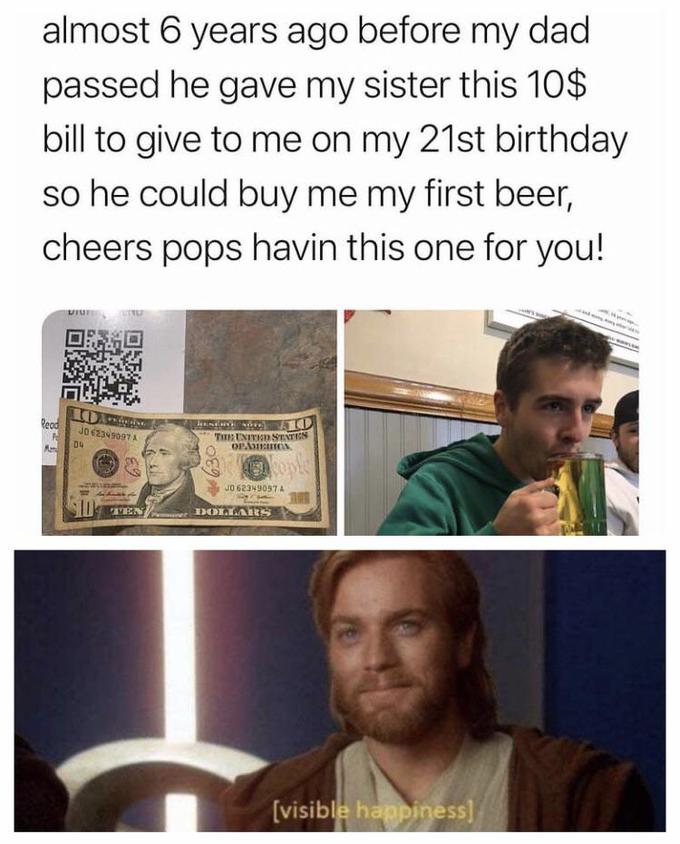 amber genshin meme - almost 6 years ago before my dad passed he gave my sister this 10$ bill to give to me on my 21st birthday so he could buy me my first beer, cheers pops havin this one for you! Read Jo 62390974 10 Tituitud States Op.Auton J0 62349057 D