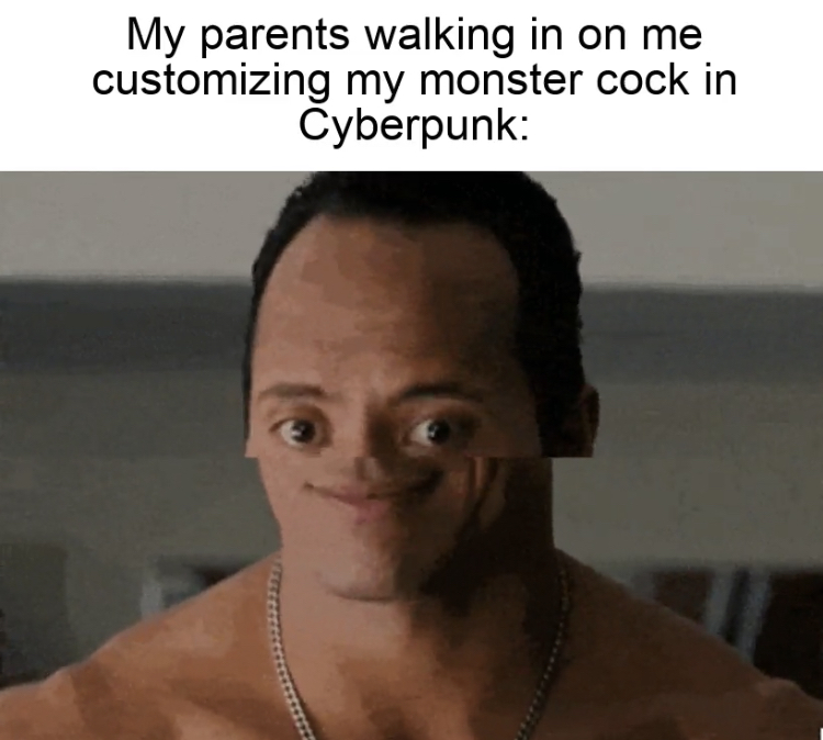 cyberpunk 2077 memes - Keanu Reeves - photo caption - My parents walking in on me customizing my monster cock in Cyberpunk