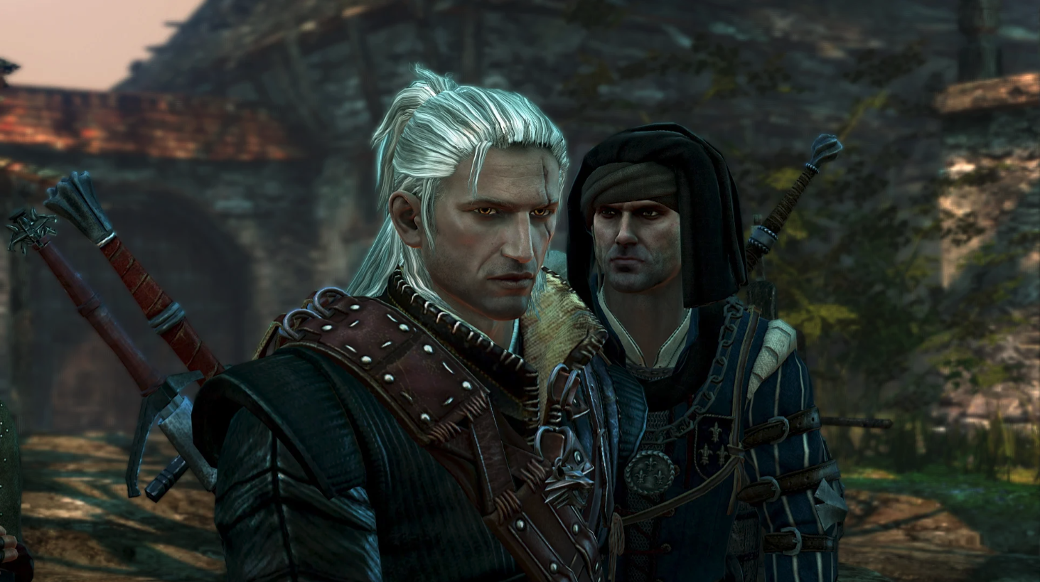 video games based on books - The Witcher video game screenshot