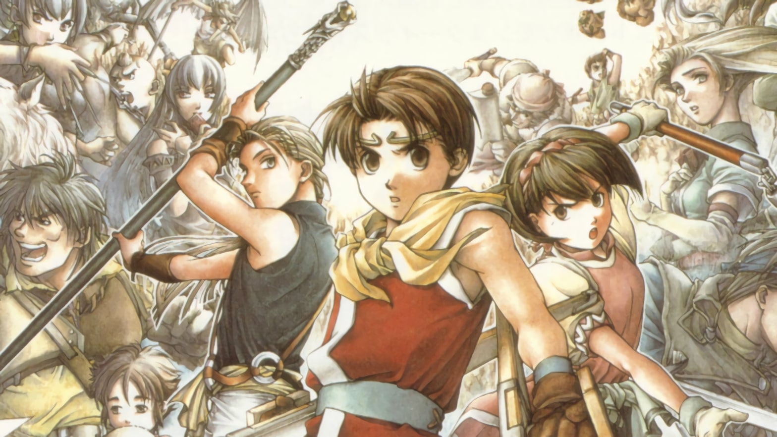 video games based on books - Suikoden video game screenshot