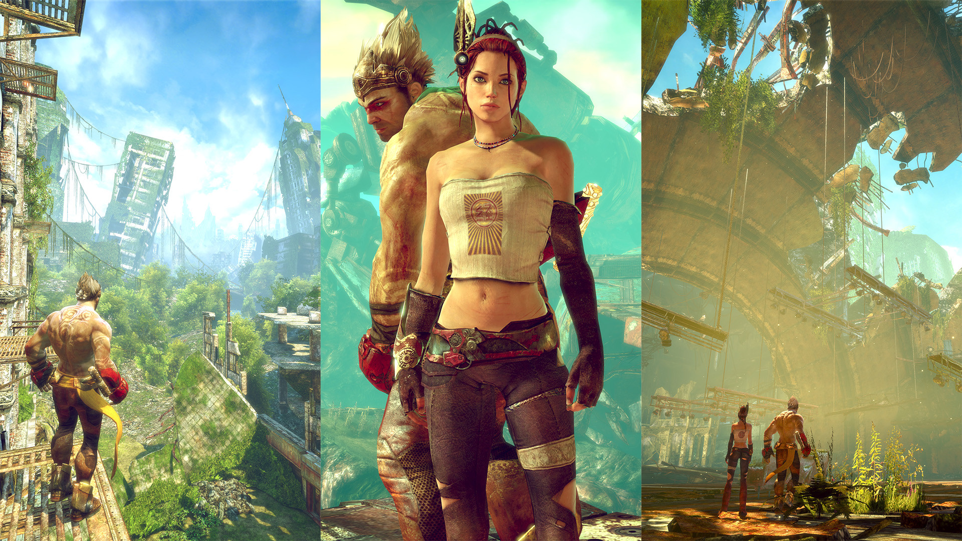 video games based on books - Enslaved: Odyssey to the West video game screenshot