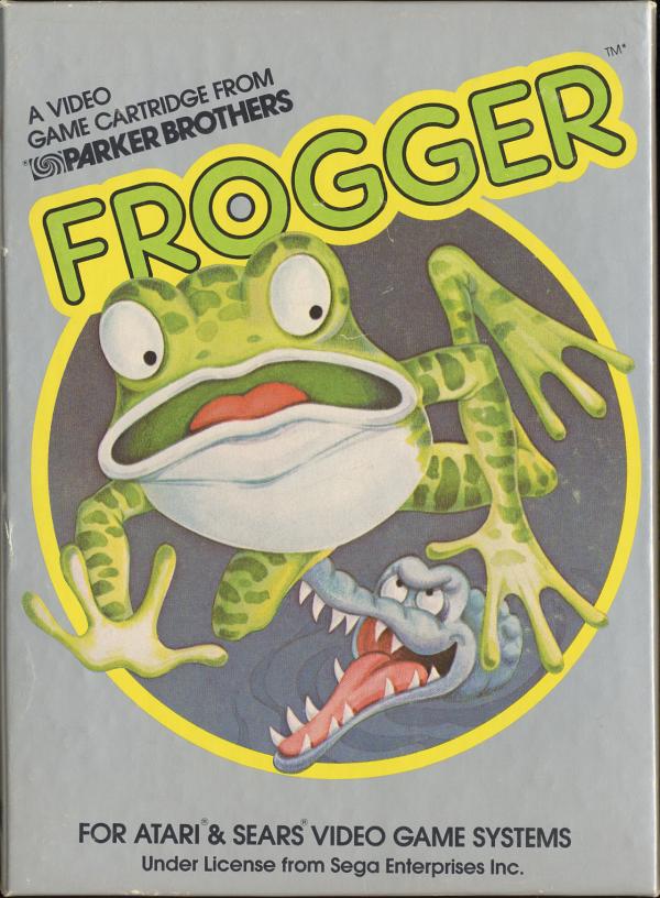 influential atari 2600 video games -- Frogger atari video game