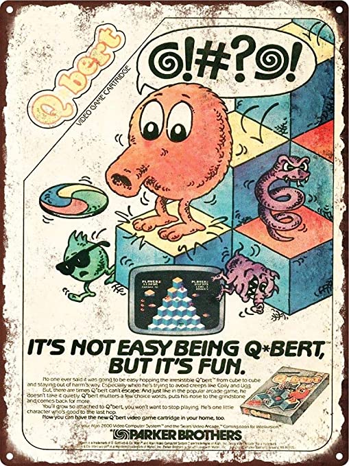 influential atari 2600 video games - Q-Bert atari video game