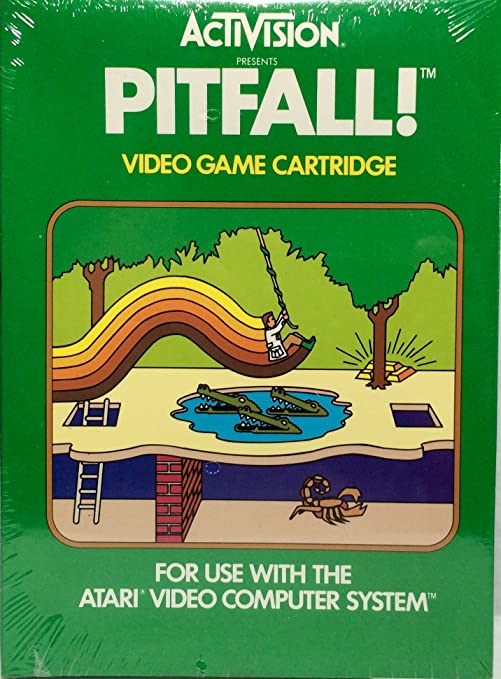 influential atari 2600 video games - Pitfall! atari video game