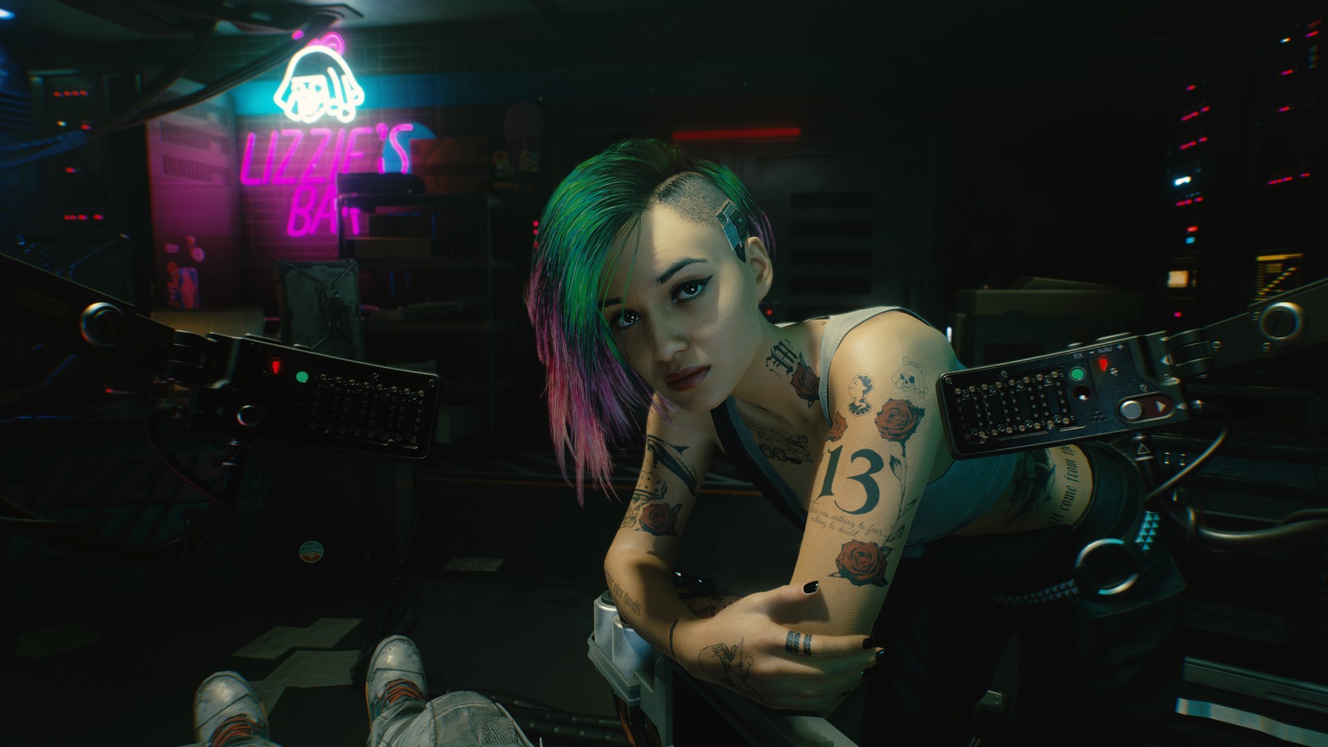 overhyped video games -- Cyberpunk 2077 video game screenshot