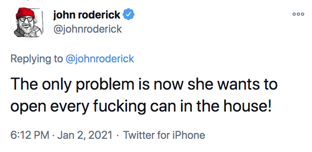 John Roderick Deletes Twitter After Being Dubbed the 'Bean Dad' - Full Thread 