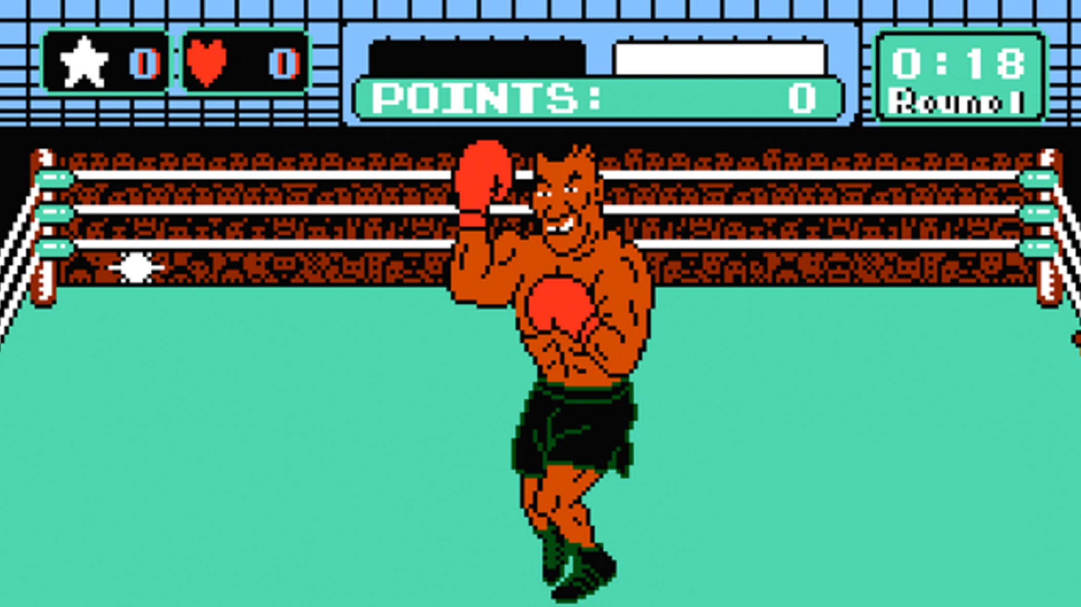 dumb video game cheats - Mike Tyson’s Punch-Out video game screenshot