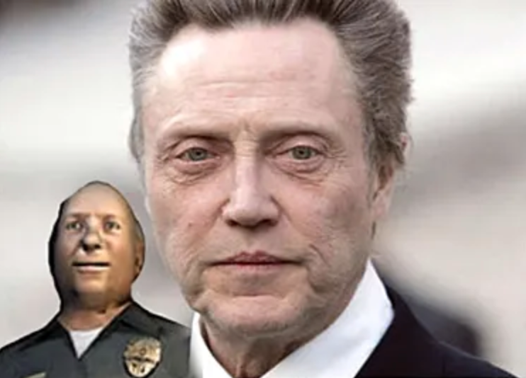 celebrities in video games - christopher walken video game character