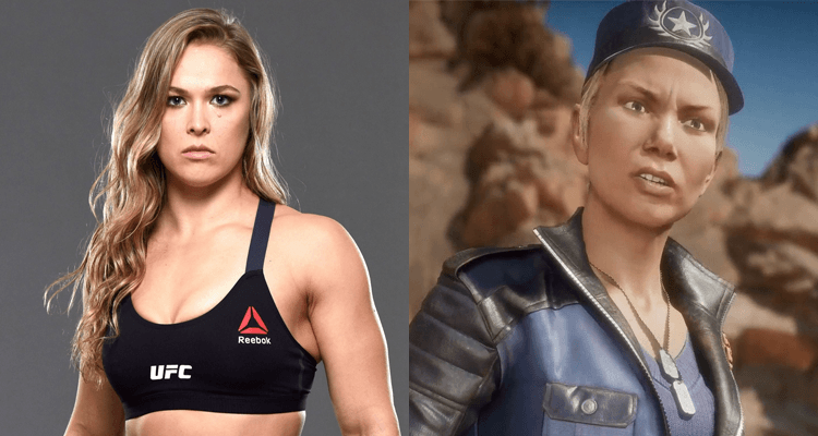 celebrities in video games - ronda rousey video game characer