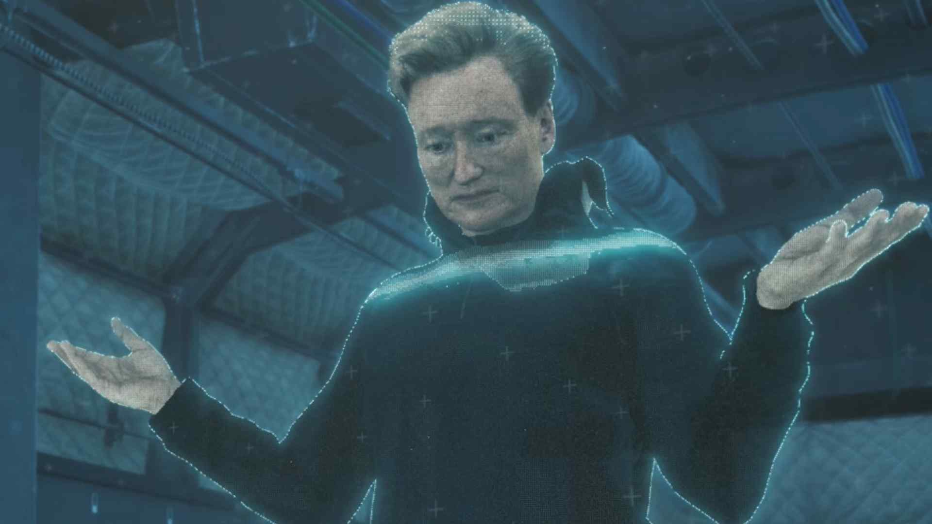 celebrities in video games - conan o'brien video game character