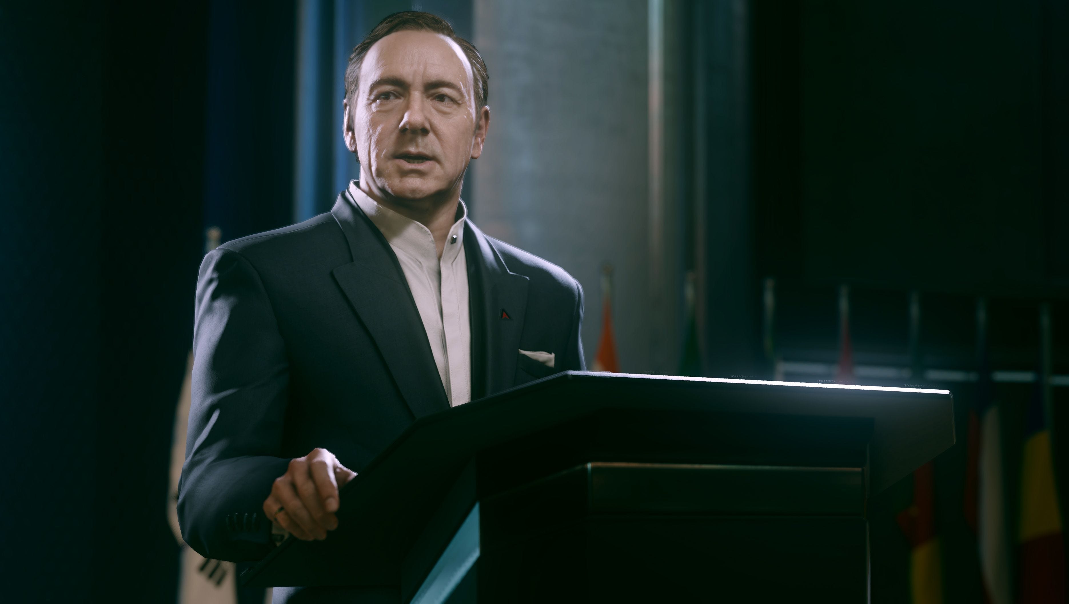 celebrities in video games - kevin spacey video game character