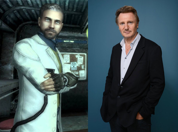 celebrities in video games - liam neeson video game character