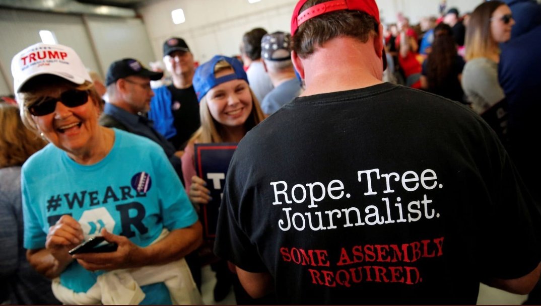 trump rally shirts - Trump Rope. Tree. Journalist. R Some Assembly Required.