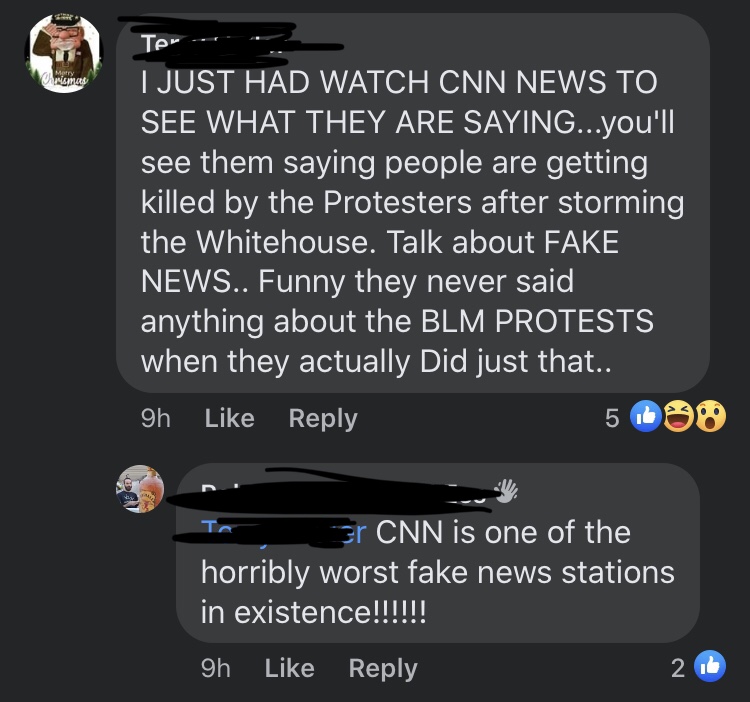 antifa capitol bulding - screenshot - Mety Diamas I Just Had Watch Cnn News To See What They Are Saying...you'll see them saying people are getting killed by the Protesters after storming the Whitehouse. Talk about Fake News.. Funny they never said anythi