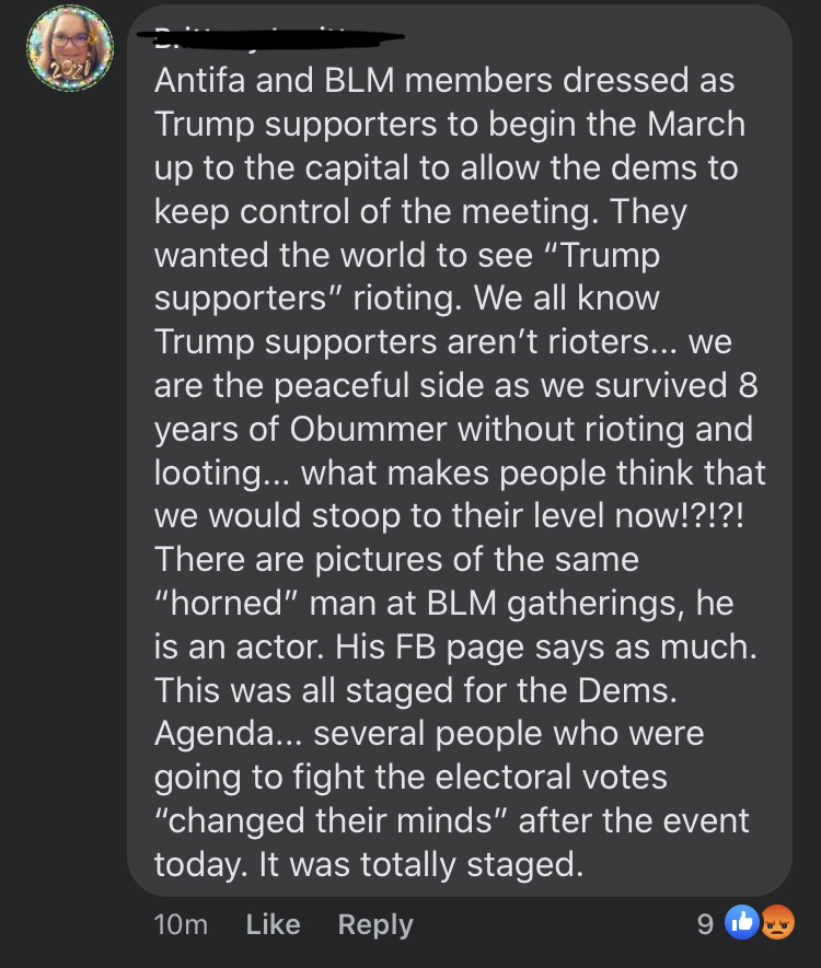 antifa capitol bulding - screenshot - 2020 Antifa and Blm members dressed as Trump supporters to begin the March up to the capital to allow the dems to keep control of the meeting. They wanted the world to see "Trump supporters" rioting. We all know Trump