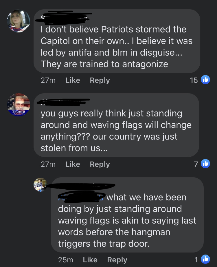 antifa capitol bulding - screenshot - I don't believe Patriots stormed the Capitol on their own.. I believe it was led by and blm in disguise... They are trained to antagonize 27m 15 16 Trump you guys really think just standing around and waving flags wil