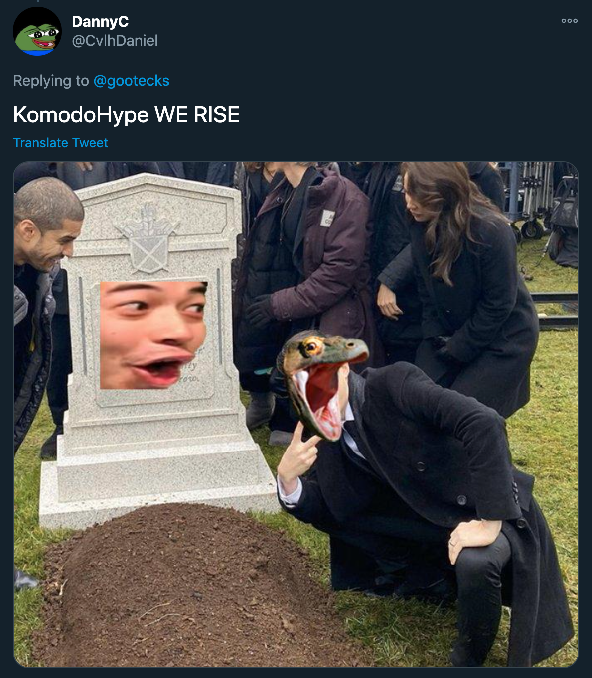 komodohype we rise meme