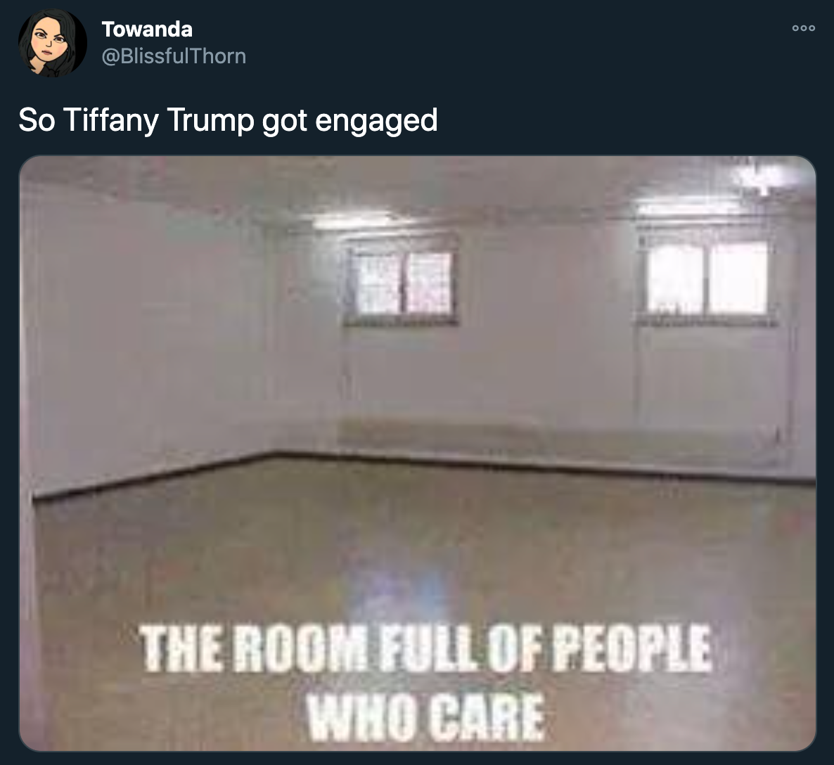 tiffany trump engagement - So Tiffany Trump got engaged The Room Full Of People Who Care