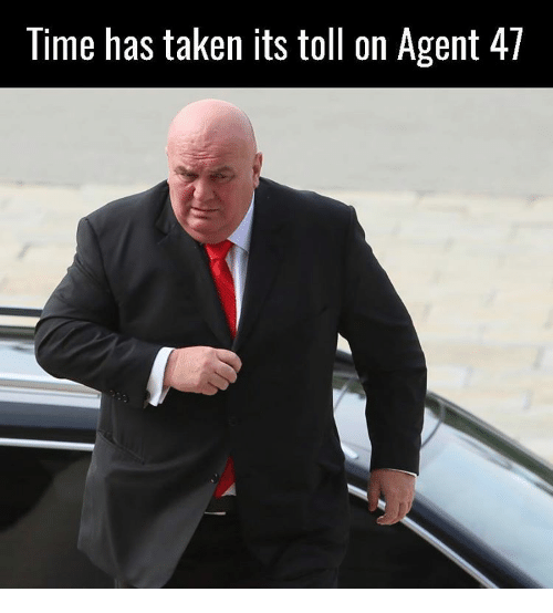 agent 47 memes - Time has taken its toll on Agent 47